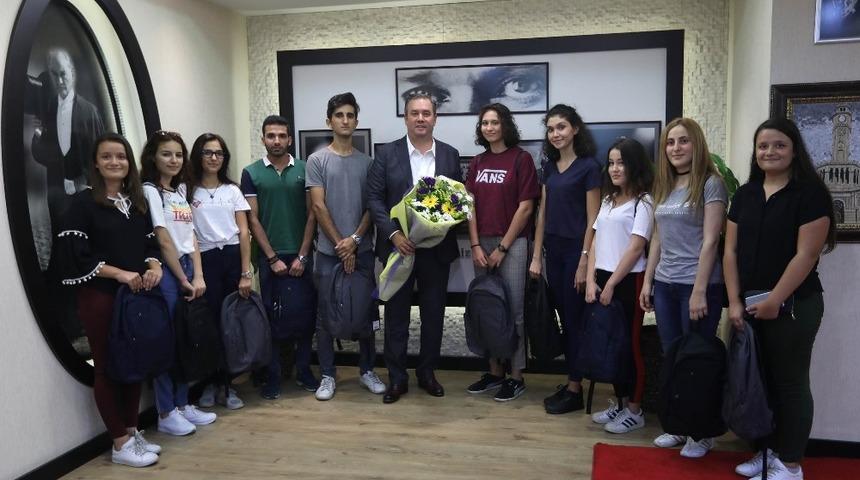 BEM &ouml;ğrencilerinden Başkan Piriştina&rsquo;ya teşekk&uuml;r ziyareti