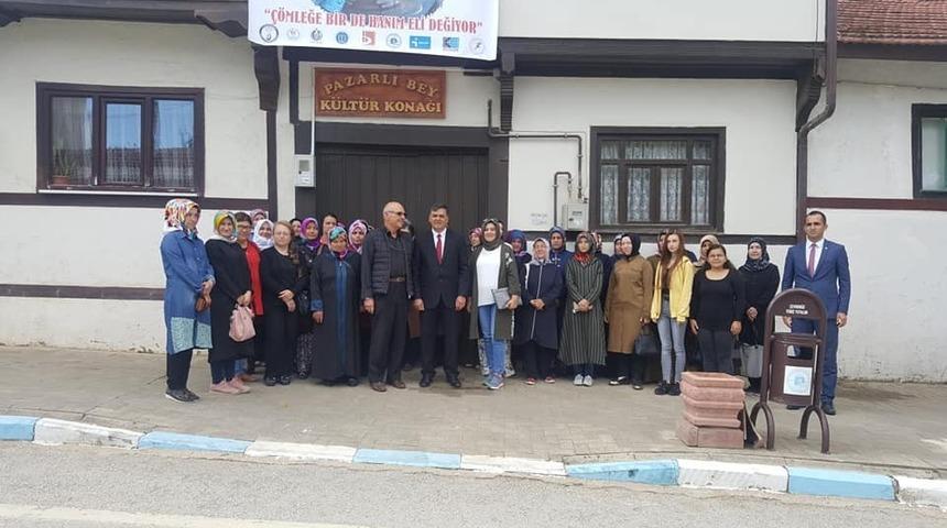 Pazaryeri&rsquo;nde &ccedil;&ouml;mleğe hanımeli değdi