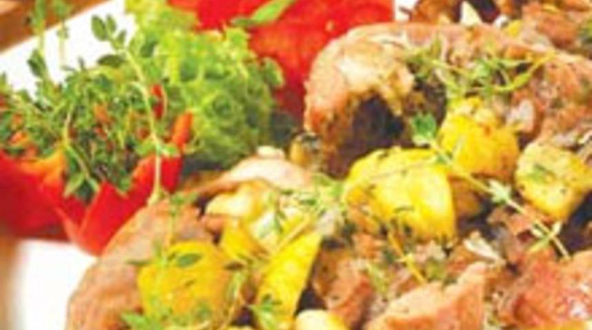 Kestaneli Kuzukol Sarması