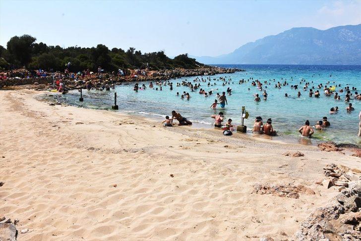 Kleopatra Adası'na turistlerden yoğun ilgi G1