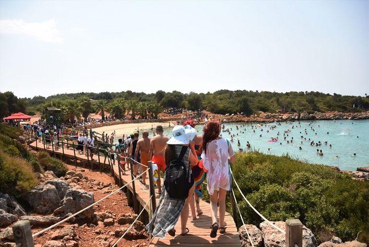 Kleopatra Adası'na turistlerden yoğun ilgi G3