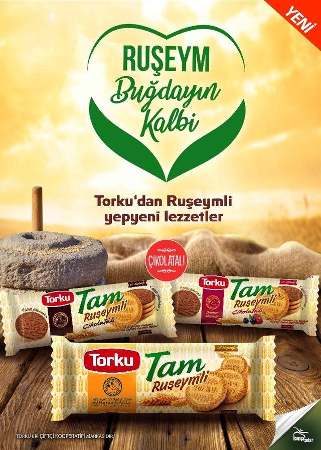 Torku’dan Türkiye’nin ilk Ruşeymli bisküvisi