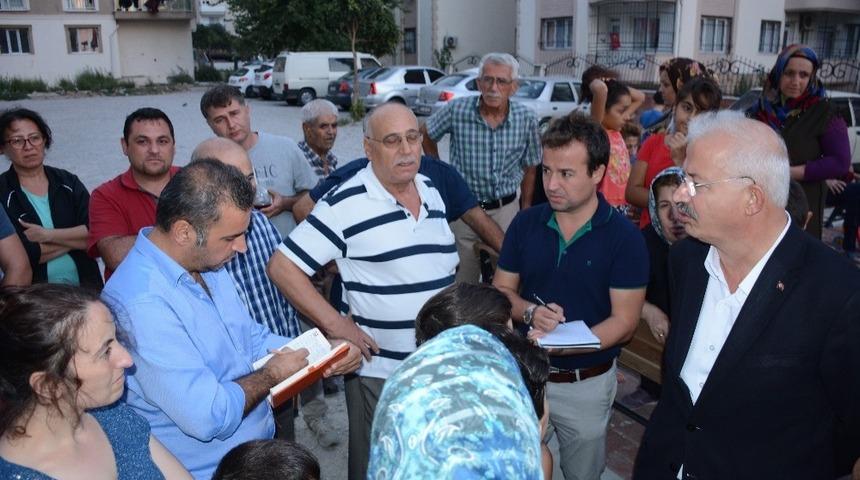 Başkan G&ouml;rmez sorunları yerinde inceledi