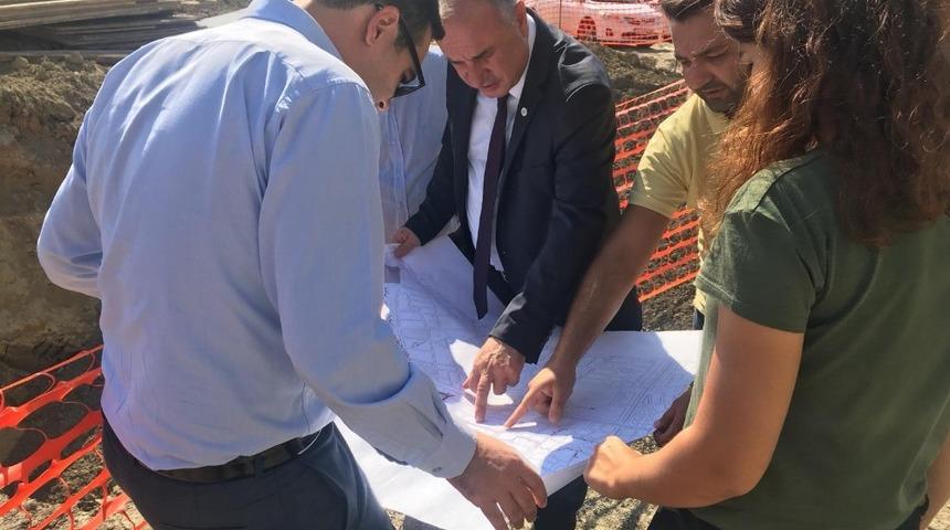 Genel M&uuml;d&uuml;r Başa, TESKİ&rsquo;nin &Ccedil;orlu&rsquo;daki yatırımlarını inceledi