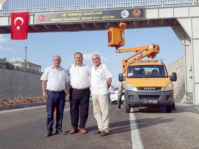 Besni’de şehit ikiz polis memurlarının ismi üst geçide verildi