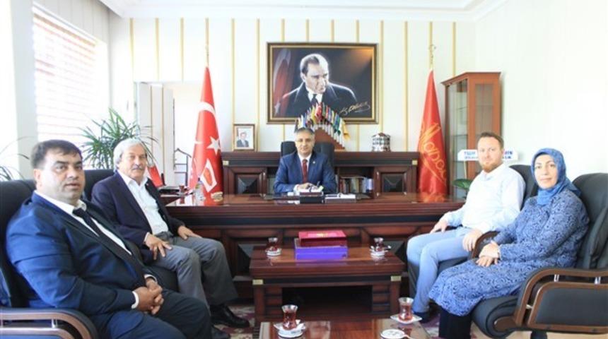 Başkan Şahin&rsquo;den yeni Kaymakam Yavuz&rsquo;a hayırlı olsun ziyareti