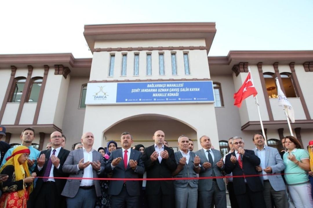 Şehit J. Uzman &Ccedil;avuş Salih Kayan Mahalle Konağı hizmete a&ccedil;ıldı