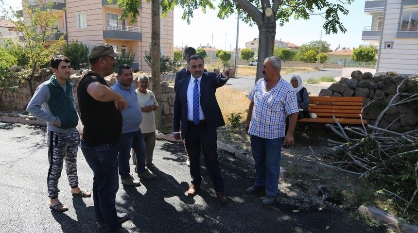 Develi&rsquo;de yol &ccedil;alışmaları s&uuml;r&uuml;yor