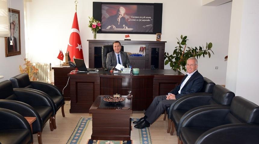Başkan Acar&rsquo;dan yeni Kaymakam Kapankaya&rsquo;ya ziyaret