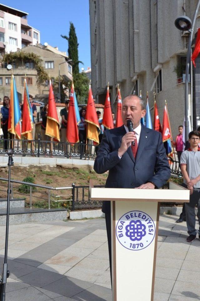 Biga’nın düşman işgalinden kurtuluşunun 96. yıl dönümü kutlandı