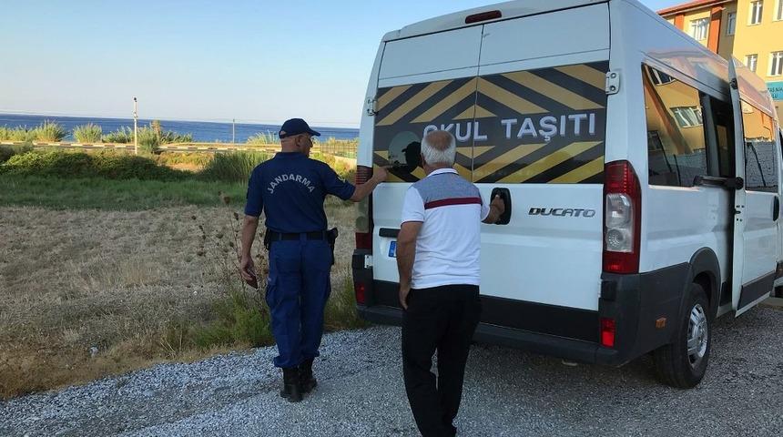 jandarmadan okul servislerine sıkı denetim