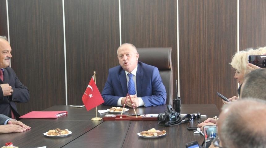 Kaymakam &Ccedil;orumluoğlu basınla buluştu