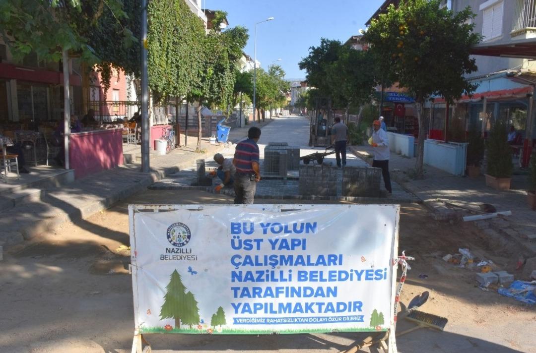 Nazilli Belediyesi &uuml;st yapı &ccedil;alışmalarını s&uuml;rd&uuml;r&uuml;yor