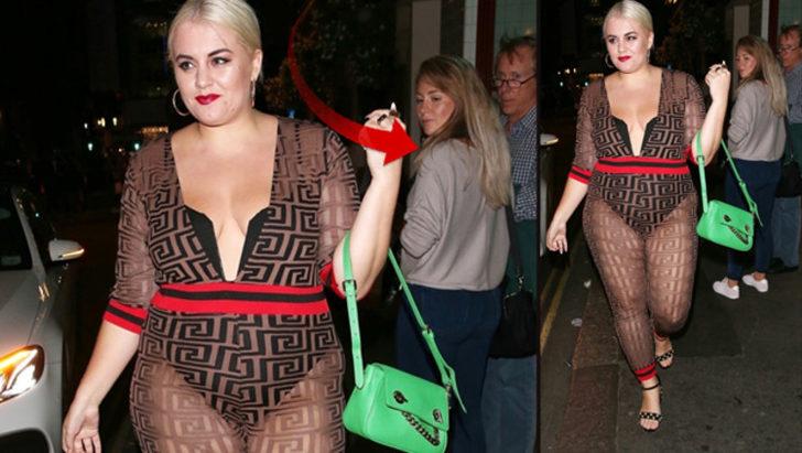 Transparan şov! Ne kilolarını, ne de selülitlerini umursadı! G1