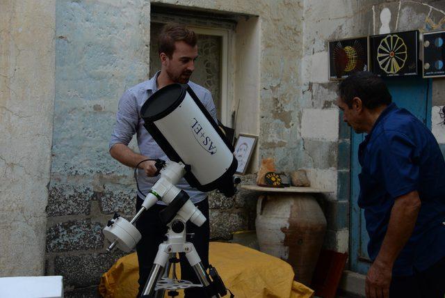 Diyarbakır'ın astronumu teleskopuna kavuştu