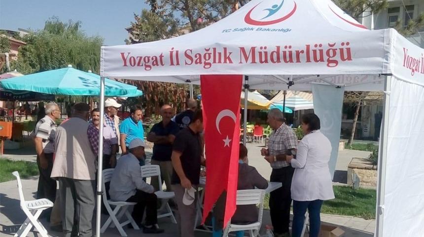 Boğazlıyan&rsquo;da vatandaşlara sağlık taraması