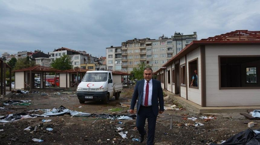 G&ouml;rele&rsquo;de &lsquo;K&ouml;y Pazarı&rsquo; projesi hızla devam ediyor