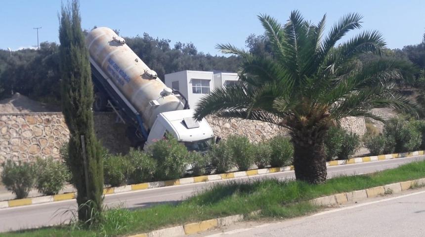 Freni boşalan vidanj&ouml;r yine yola u&ccedil;tu