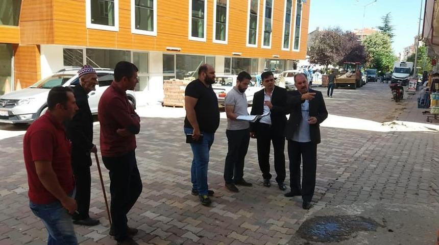 Başkan Yalçın, Sokak Sağlıklaştırma projesini inceledi