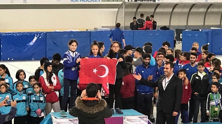 Short Track Türkiye rekoru Erzurum’da kırıldı