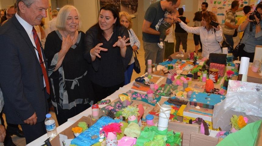 &Ccedil;ocuklardan muhteşem sergi