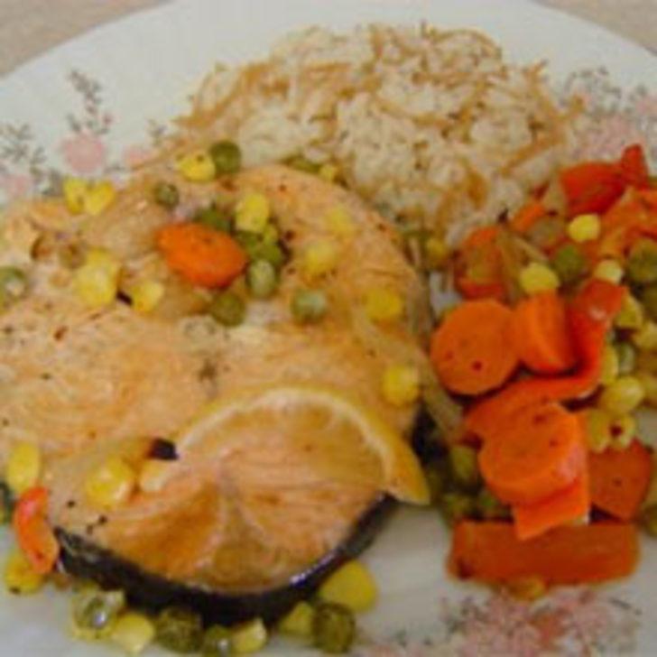 Fırında Somon Balığı