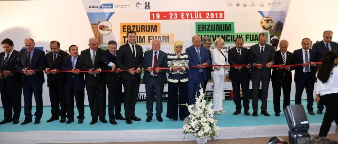 Tarım ve Hayvancılık Fuarı Erzurum&rsquo;da a&ccedil;ıldı