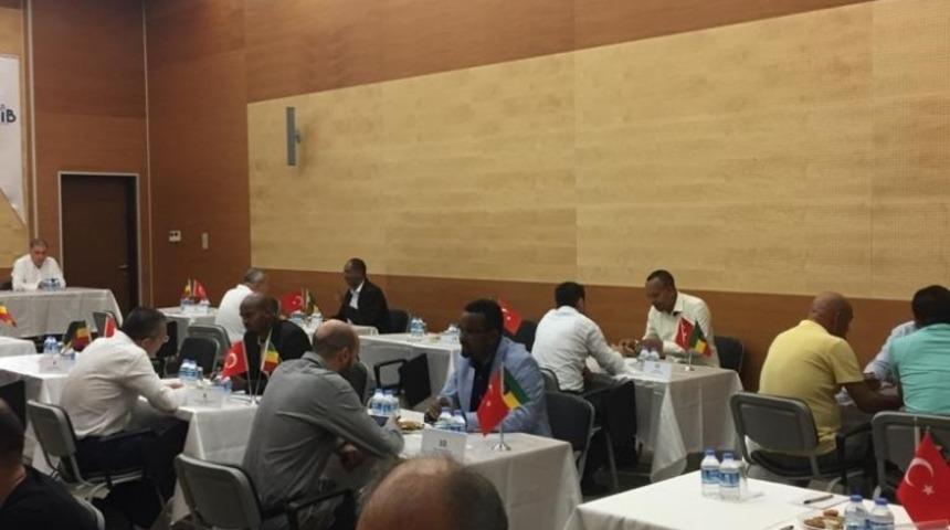 Etiyopyalı 13 firmayla ikili iş g&ouml;r&uuml;şmesi