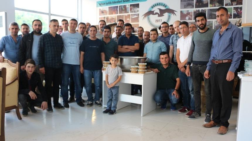 Havacılar, aşure g&uuml;n&uuml;nde bir araya geldi