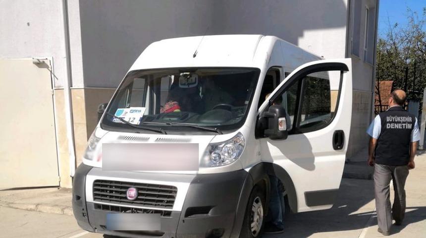 Servis ara&ccedil;larında denetimler başladı