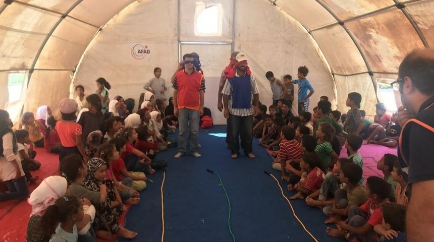 Suriyeli &ccedil;ocuklara psikososyal destek