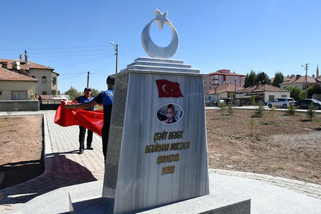 Şehit Bedirhan Mustafa bebeğin adı verilen park hizmete açıldı