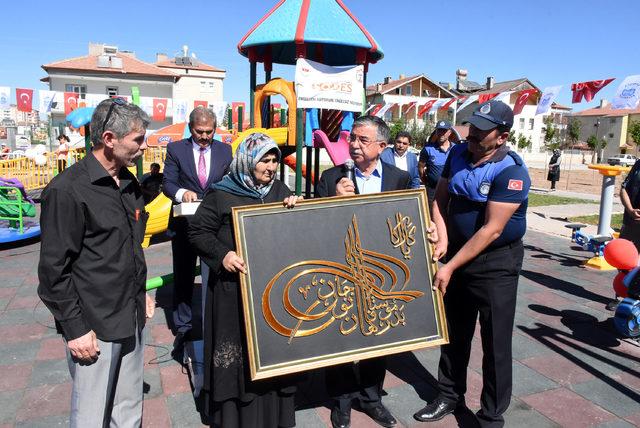 Şehit Bedirhan Mustafa bebeğin adı verilen park hizmete açıldı