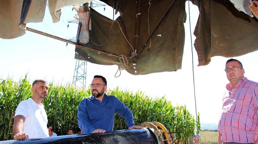 AK Parti&rsquo;li Palabıyık doğalgaz &ccedil;alışmalarını yerinde inceledi