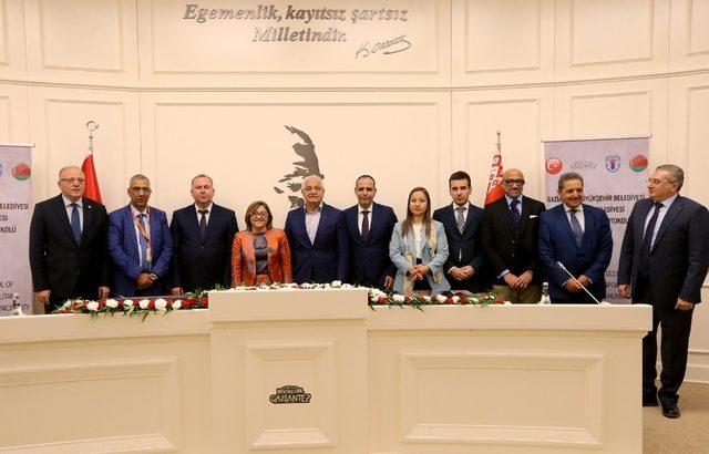 Gaziantep Büyükşehir Belediyesi ile Minsk kenti arasında protokol imzalandı