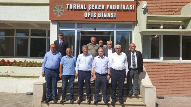 Turhal Kaymakamı Üçer, Turhal Şeker’i ziyaret etti