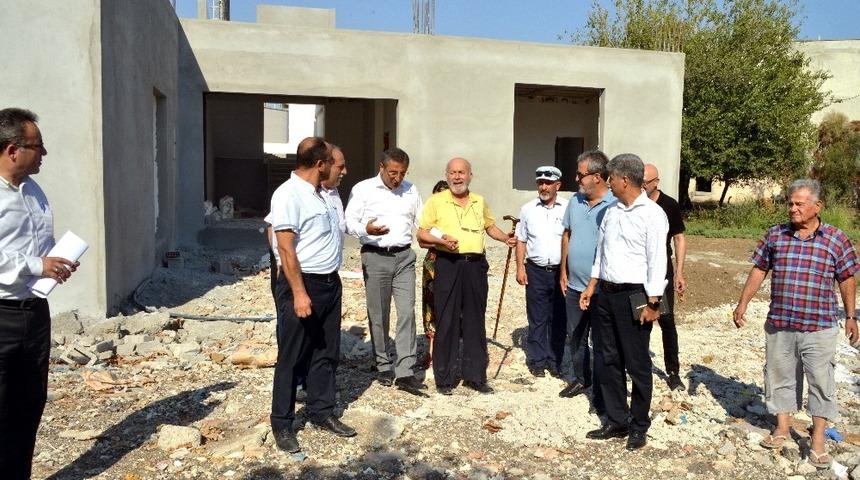 Karaduvar K&uuml;lt&uuml;r Merkezi inşaatında sona gelindi