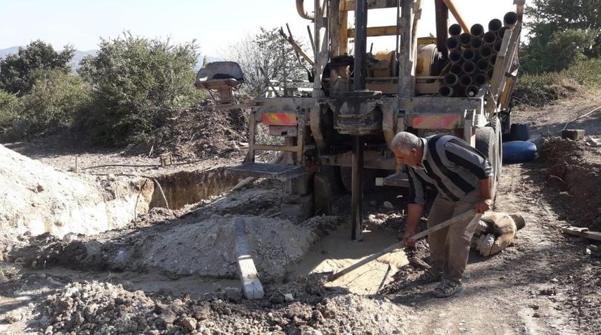 Sakarlı Mahallesine yeni i&ccedil;me suyu sondajı