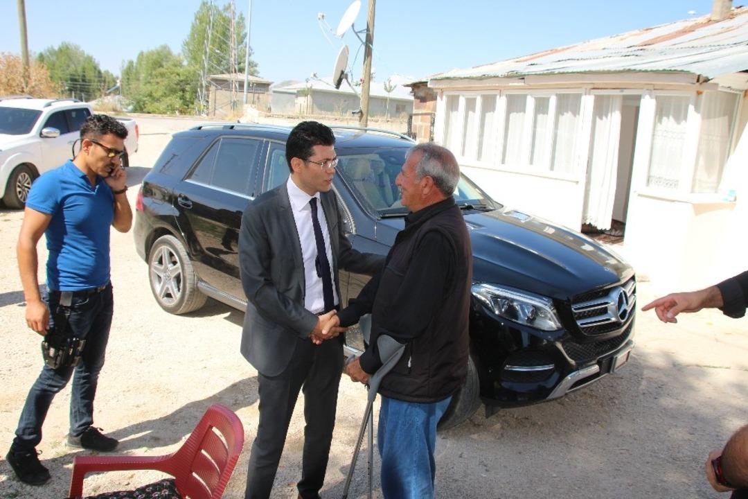 Varto Kaymakamı Ka&ccedil;maz&rsquo;dan gazi ve şehit ailelerine ziyaret