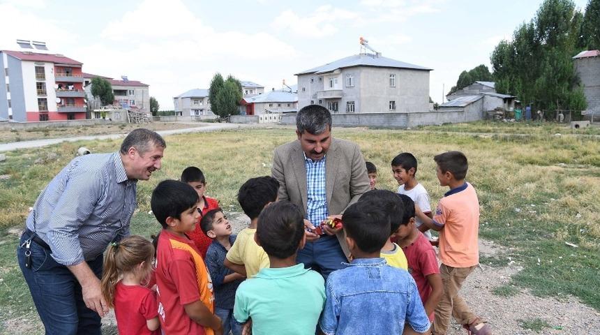 Başkan Asya, &ccedil;ocuklara s&ouml;z verdi, ekipler harekete ge&ccedil;ti