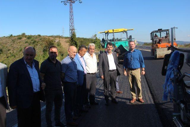 Çakır, Ereğli-Zonguldak yolu çalışmalarını inceledi