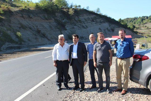 Çakır, Ereğli-Zonguldak yolu çalışmalarını inceledi