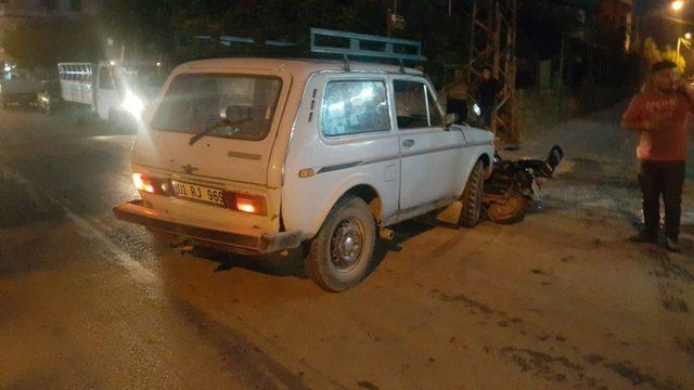 Kozan’da trafik kazası: 1 yaralı