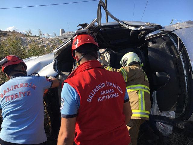 Bandırma'daki kaza, öğretmen çifti ayırdı: 1 ölü, 3 yaralı