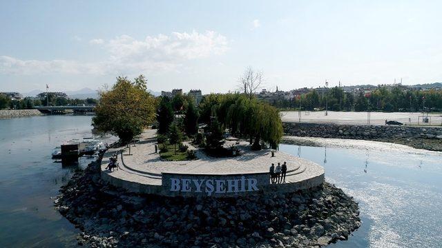 Beyşehir’de sahil bandına bisiklet ve yürüyüş yolu