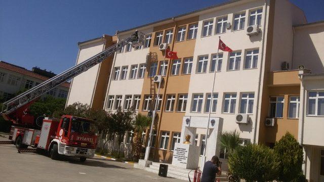 Aydın Polis Okulu’nda tatbikat yapıldı