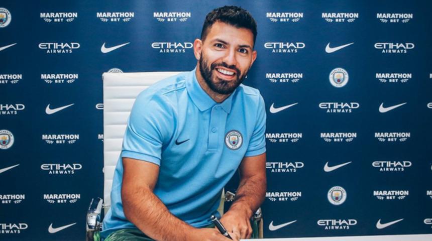 Manchester City Agüero’nun sözleşmesini uzattı