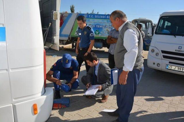 Kaymakam İrdelp’den servis araçlarına sıkı denetim