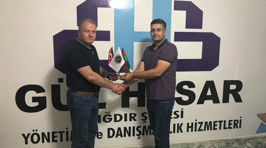 Asimder Başkanı G&uuml;lbey işadamı G&uuml;ven&rsquo;i ziyaret etti