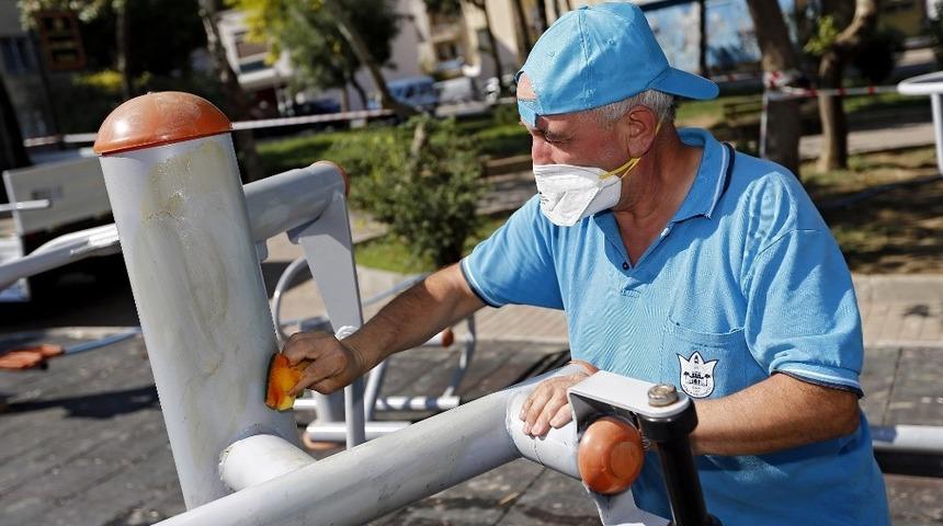 Parklara hijyenik dokunuş